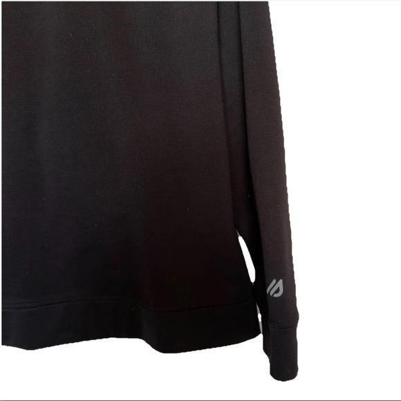 Eddie Bauer Hoodie Mens Large Black Motion FreeDry Full Zip Performance Fleece - Picture 9 of 12